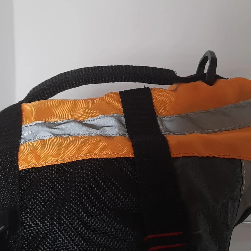 Cabelas Dog Life Jacket, Yellow and Black